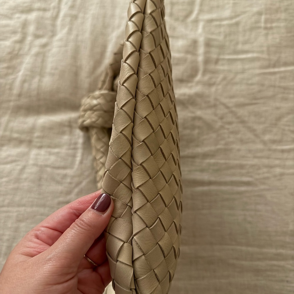 Beige Woven Hobo Bag - Picture 4 of 8